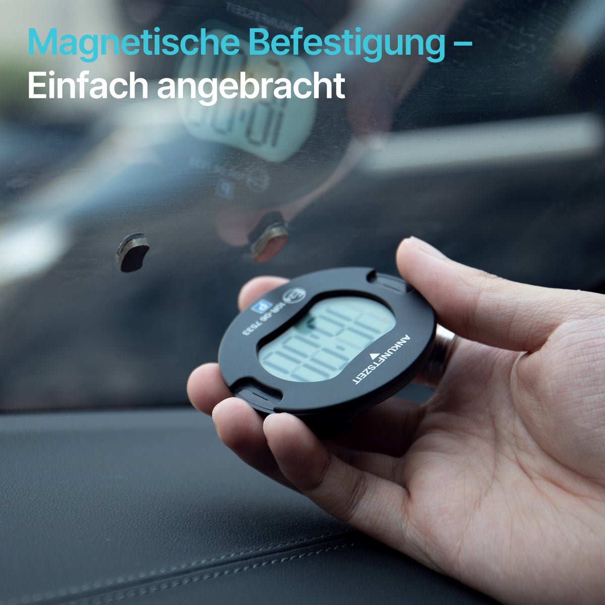 Elektronische Parkscheibe PT01 - Schwarz – Produktansicht 8