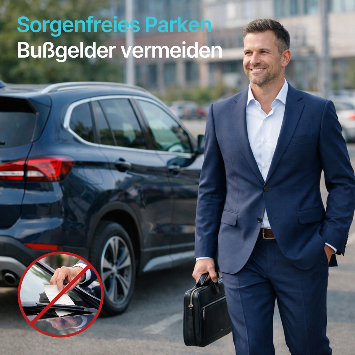 Elektronische Parkscheibe PT02 mit Solarunterstützung und ECE-Zertifizierung – Produktansicht 4