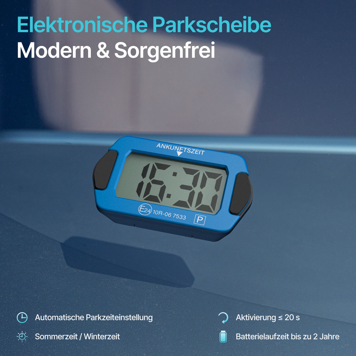 Elektronische Parkscheibe PT03 – Produktansicht 2