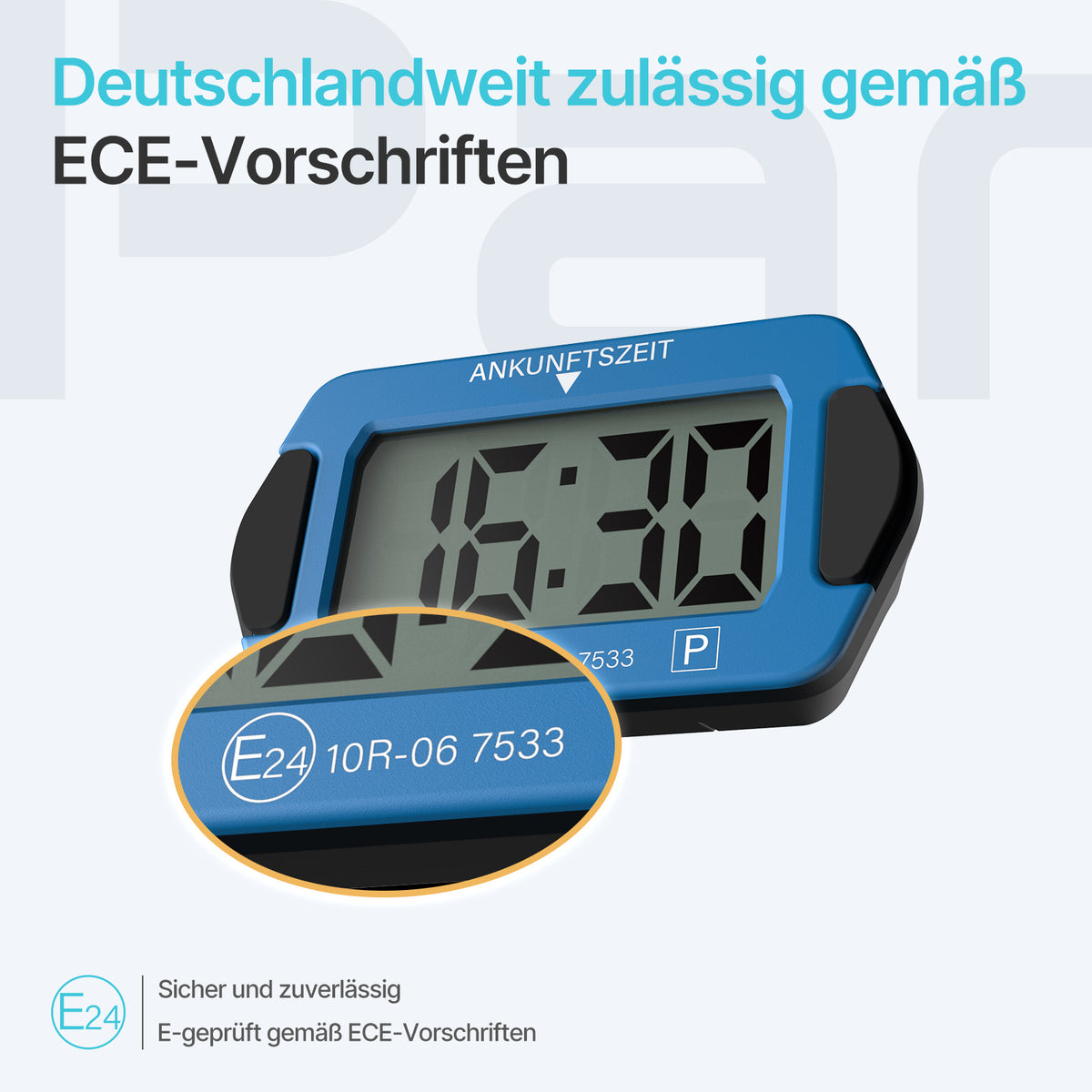 Elektronische Parkscheibe PT03 – Produktansicht 3