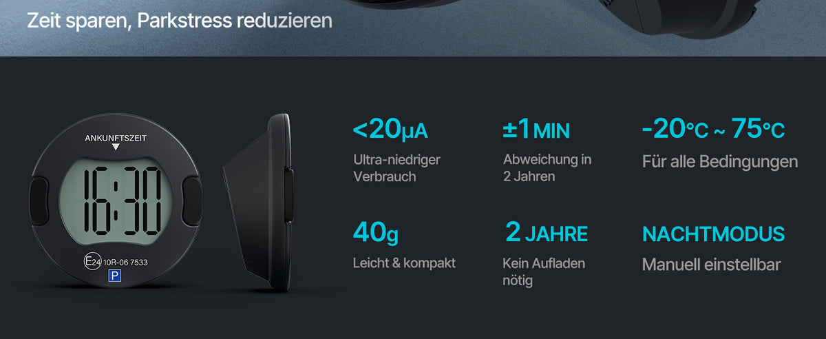 Kompakt, leicht und stromsparend