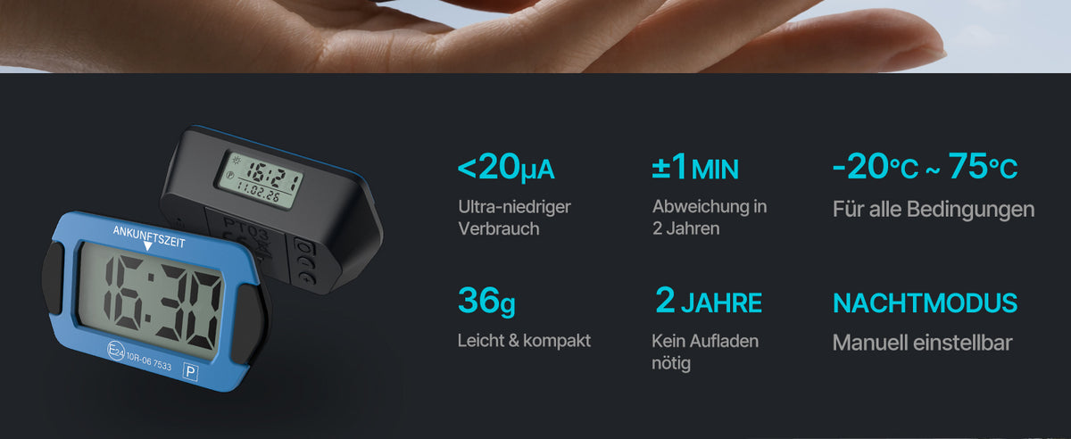 PT03: kompaktes Mini-Format und technische Eigenschaften